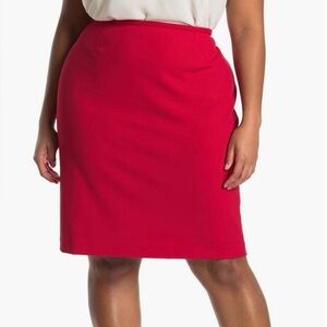 NWT Calvin Klein Solid Pencil Skirt